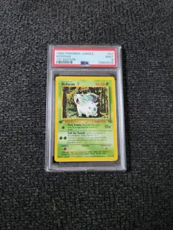 Pokemon Jungle Set 1st Edition Regular Finish Nidoran 57/64 - PSA 9! PK1069 - Image 1