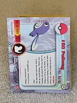 2000 Topps Chrome Pokemon Poliwag #60 TV Animation Edition Foil - Image 2