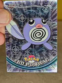 2000 Topps Chrome Pokemon Poliwag #60 TV Animation Edition Foil - Image 4