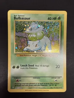 Bulbasaur Pokemon • Classic Collection • 001/034 Trading Card Game Classic - Image 1