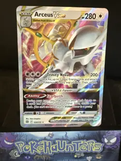 Pokemon Card Arceus Vstar 123/172 Brilliant Stars Standard Size Near Mint - Image 1