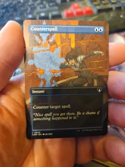MTG - Commander Masters - Counterspell (Borderless)- NM - NF - Image 1