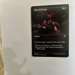 Infernal Grasp 310 - MTG - Innistrad Remastered - NM Borderless - Image 1