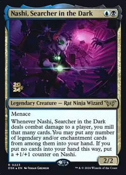 Nashi, Searcher in the Dark - Foil Prerelease Promo DSK NM MTG - Image 1