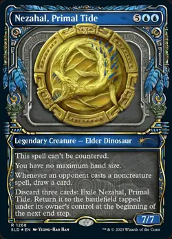 Nezahal, Primal Tide - Halo Foil NM, English MTG Secret Lair Drop Series - Image 1