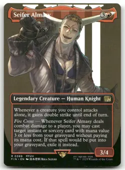 Seifer Almasy (Borderless) #389 MTG Final Fantasy FIN NM X1 - Image 1