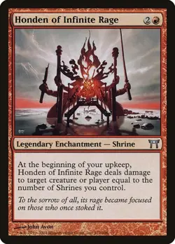 Honden of Infinite Rage Champions of Kamigawa MP MTG - Image 1