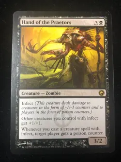 Hand of the Praetors MTG Scars of Mirrodin 66/249 Rare NM - Image 1