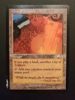 City of Traitors Exodus Magic the Gathering Regular Edition Read Description - Image 1