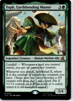 Toph, Earthbending Master Regular NM MTG - Image 1