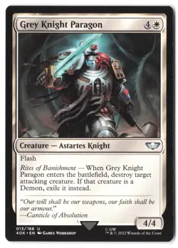 Grey Knight Paragon 13 MTG 40K NM - Image 1