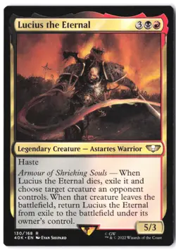 Lucius the Eternal 130 MTG 40K NM - Image 1