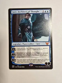MTG Jace, Architect of Thought Regular 093 Commander: Kamigawa Neon Dynasty NM/M - Image 1