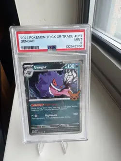 2024 POKEMON TRICK OR TRADE #057 GENGAR PSA 9 - Image 1
