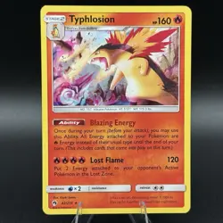 Typhlosion #42/214 HOLO RARE - 2018 Pokemon Sun & Moon Lost Thunder Holo - Image 1