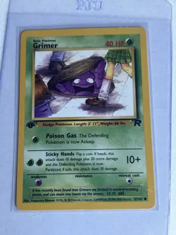 Pokemon TCG - Grimer 57/82 1st Edition Team Rocket - Image 1