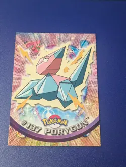 Pokemon 2000 Topps Pokemon TV Animation Edition Series 3 #137 Porygon Card TCCCX - Image 1