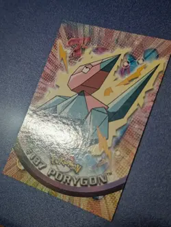 Pokemon 2000 Topps Pokemon TV Animation Edition Series 3 #137 Porygon Card TCCCX - Image 2