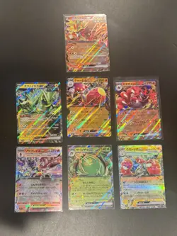 Lot of Japanese Pokemon Cards 7 Cards EX Holos NM - Image 1