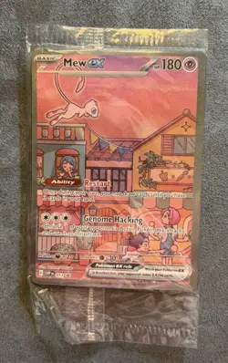 Mew ex SVP 053 Pokemon TCG 151 Promo Full Art SEALED - Image 1