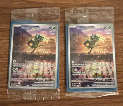 POKEMON Twilight Masquerade Lot Of 2 SEALED OGERPON Black Star Promo Cards 123 - Image 2