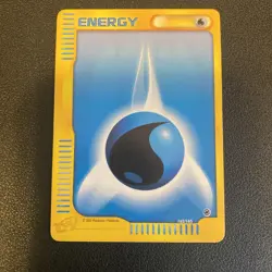 Pokemon TCG- Water Energy Non-Holo 165/165 - Expedition - Image 1
