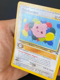 CARTE POKEMON TOUDOUDOU 40/75 FR PEU COMMUNE NEO DISCOVERY - TBE/EXC - Image 2