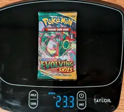 HEAVY 23.3g! Evolving Skies Booster Pack Sword & Shield Pokemon New/Sealed - Image 1