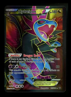 Hydreigon EX 103/108 XY Roaring Skies 2015 Full Art Holo Rare Pokemon Card TCG - Image 1