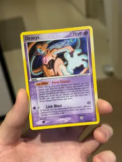 DEOXYS 8/107 EX Deoxys THEME DECK COSMOS HOLO SWIRL rare Pokemon TCG card MP-LP - Image 2