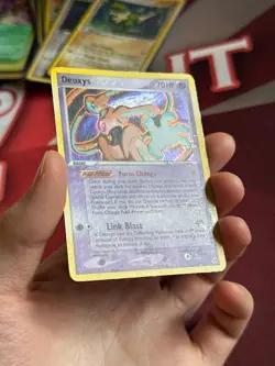 DEOXYS 8/107 EX Deoxys THEME DECK COSMOS HOLO SWIRL rare Pokemon TCG card MP-LP - Image 3