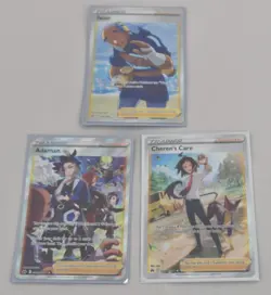 Pokemon TCG 3 Holo Full Art Trainer Cards Various Sets (J3037G) - Image 1