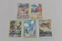 Pokemon TCG 5 Holo Full Art Cards Various Sets (J3039G) - Image 1