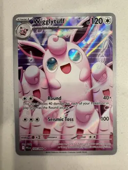 Wigglytuff 105/094 Pokemon Card TCG Phantasmal Flames Holo NM Illustration Rare - Image 1
