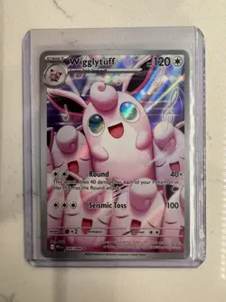 Wigglytuff 105/094 Pokemon Card TCG Phantasmal Flames Holo NM Illustration Rare - Image 3