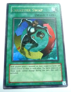 Carte Yu Gi Oh - CREATURE SWAP - LOD-081 - ULTRA RARE - Image 1