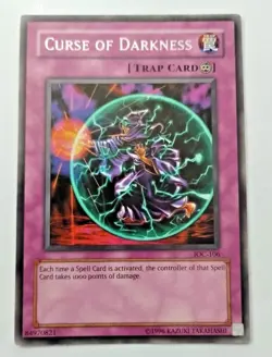 YuGiOh Curse of Darkness Invasion of Chaos IOC-106 1st Ed. Rare -Uncirculated - Image 1