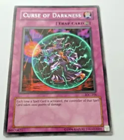 YuGiOh Curse of Darkness Invasion of Chaos IOC-106 1st Ed. Rare -Uncirculated - Image 2