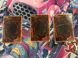 Yu-Gi-Oh! Magnet Warrior DOR-E001 / DOR-E002 / DOR-E003 Secret Rare Promo Set - Image 2