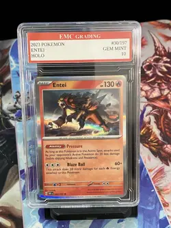 ENTEI 2025 Holo #39/137 Pokemon Card GRADED 10 TCG CCG - Image 1