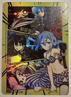 Sinon Sword Art Online Anime Sexy Waifu Card - Image 1