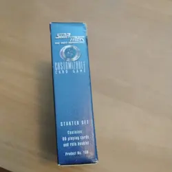 STAR TREK: THE NEXT GENERATION CUSTOMIZABLE CARD GAME 60 CARD STARTER SET NEW - Image 5