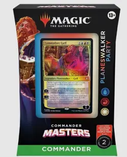 Magic The Gathering Commander Masters Commander Deck - Planeswalker Party SEALED 195166234359 - Image 1