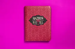 Hazbin Hotel Wallpaper Pattern Trading Card Binder Vivziepop 9-Pocket Zippered - Image 1