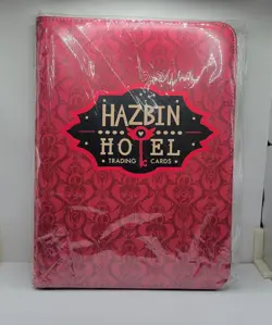 Hazbin Hotel Wallpaper Pattern Trading Card Binder Vivziepop 9-Pocket Zippered - Image 2