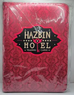 Hazbin Hotel Wallpaper Pattern Trading Card Binder Vivziepop 9-Pocket Zippered - Image 3