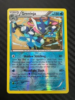 Pokemon TCG Greninja Reverse Holo Rare Card 40/122 XY Breakpoint VLP - Image 1