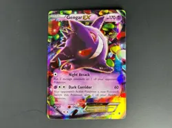 Gengar EX 34/119 XY Phantom Forces Ultra Rare Pokemon Card - Moderately Played - Image 3