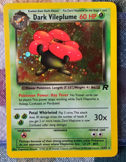 Vintage Pokemon Card Lot 100+ w/ 2 Holos - Dark Vileplume, Rocket’s Sneak Attack - Image 5