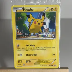 POKEMON TCG CARD - BUILD A BEAR WORKSHOP - PIKACHU 20/108 (SEALED) MINT - Image 1